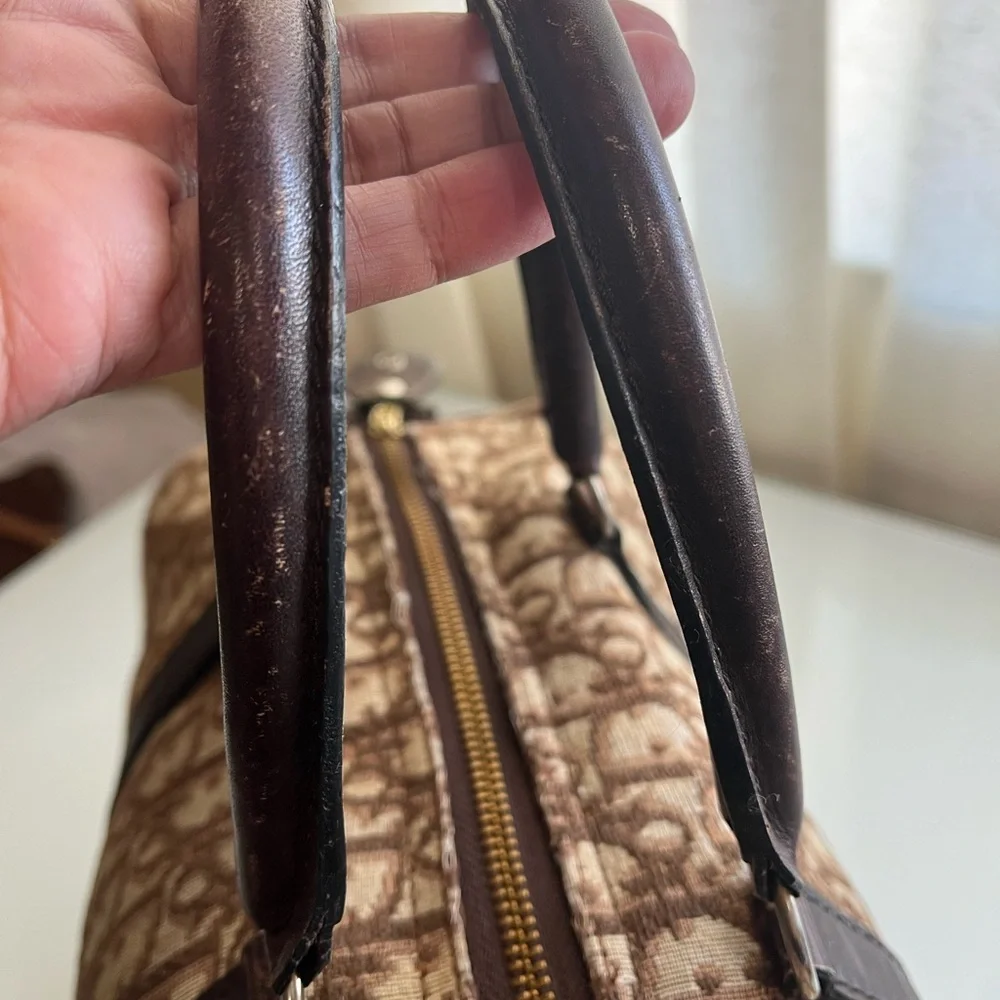 CHRISTIAN DIOR MONOGRAM BROWN VINTAGE TROTTER - Picture 5 of 16